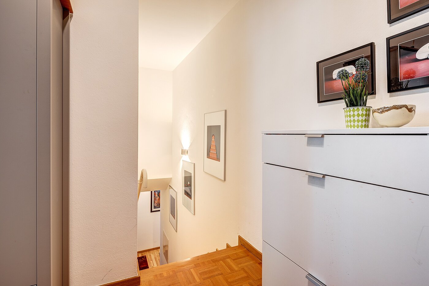 Maisonettewohnung mit 3 Zimmern | München-Lehel | 2209ML5 | Treppe von der Diele...
