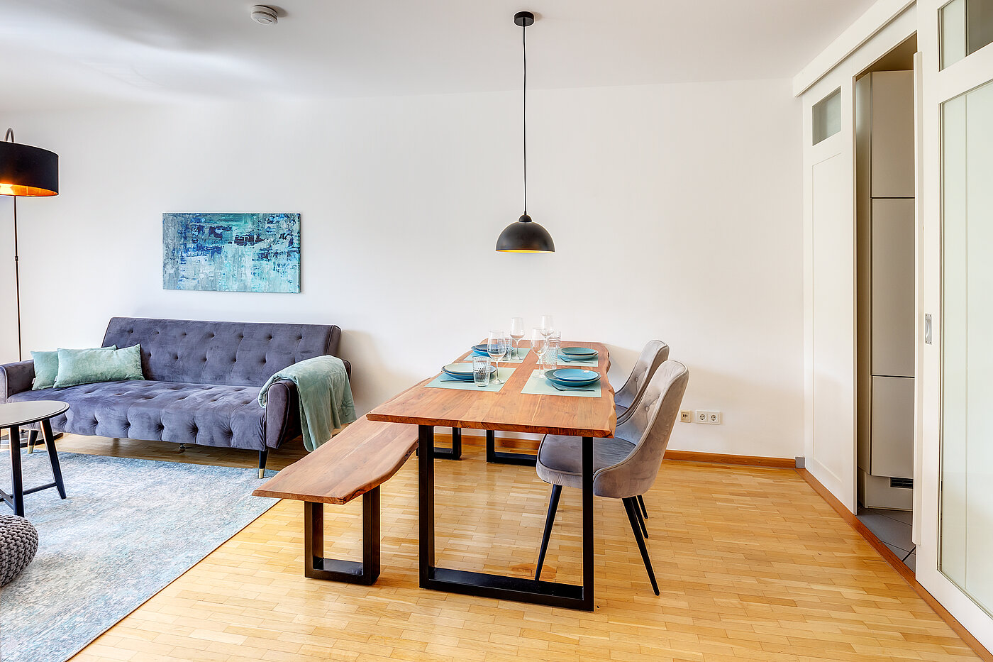 Etagenwohnung mit 2 Zimmern | Haar | 70426 | ...und Essbereich