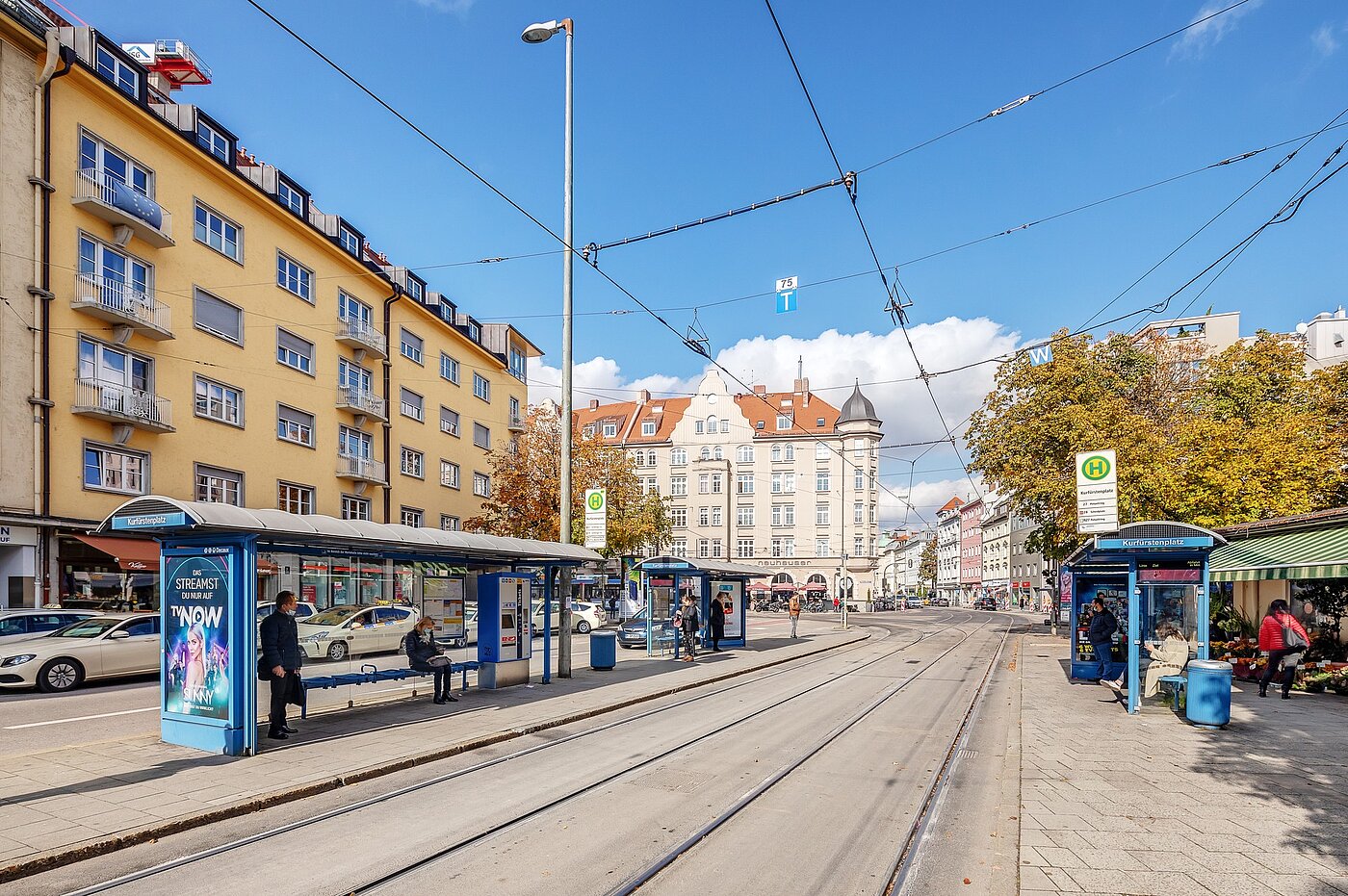 Etagenwohnung mit 2 Zimmern | München-Schwabing | 2205ML71 | Der Kurfürstenplatz in der Nähe, beste öffentl. Anbindung