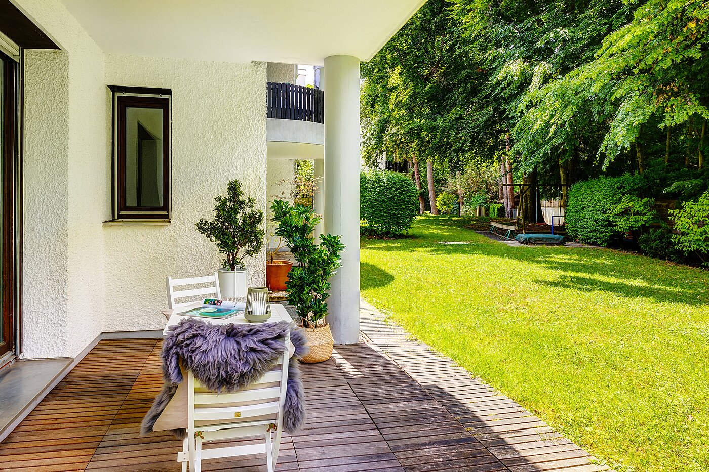 Erdgeschosswohnung mit 2.5 Zimmern | München-Harlaching | 70018 | ...mit herrlicher West-Terrasse