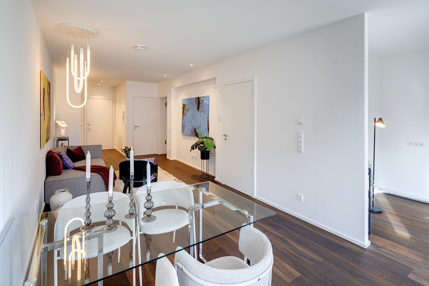 Terrassenwohnung mit 2 Zimmern | München-Harlaching | 70372 | Einladender Essplatz