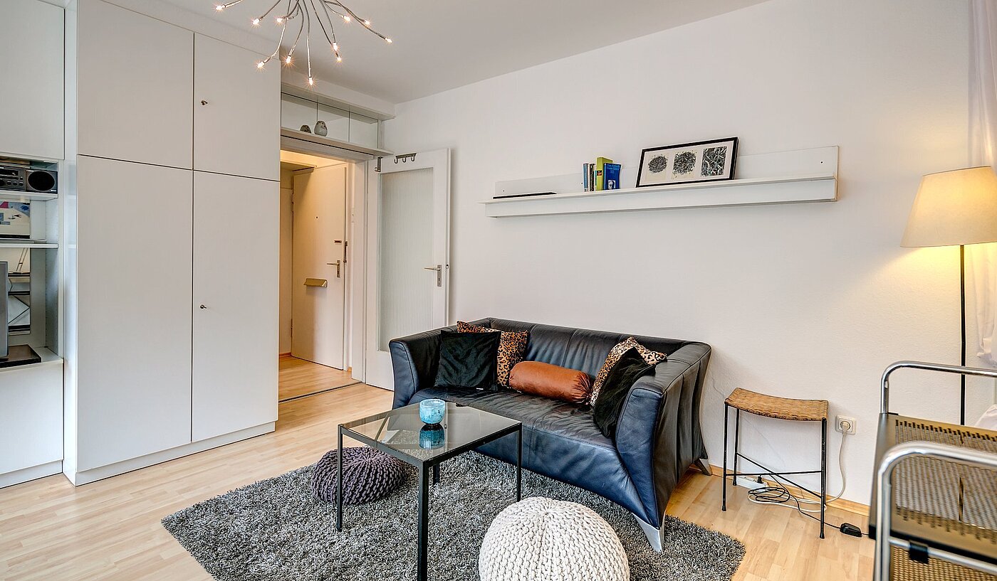 Etagenwohnung mit 1 Zimmer | München-Schwabing | 2106ML1 | gemütlich eingerichtet