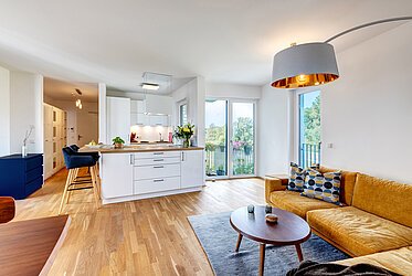Freising: Neuwertige 2-Zimmer Wohnung nahe Isarauen