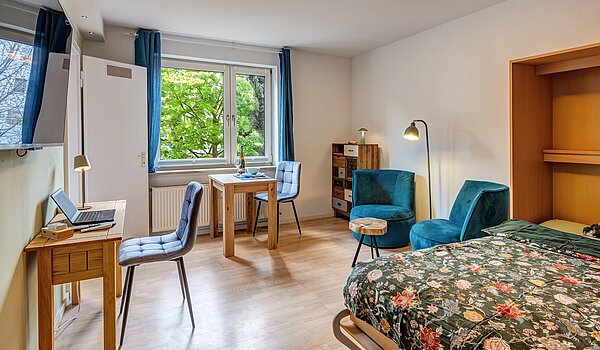 Etagenwohnung mit 1 Zimmer | München-Schwabing | 70454