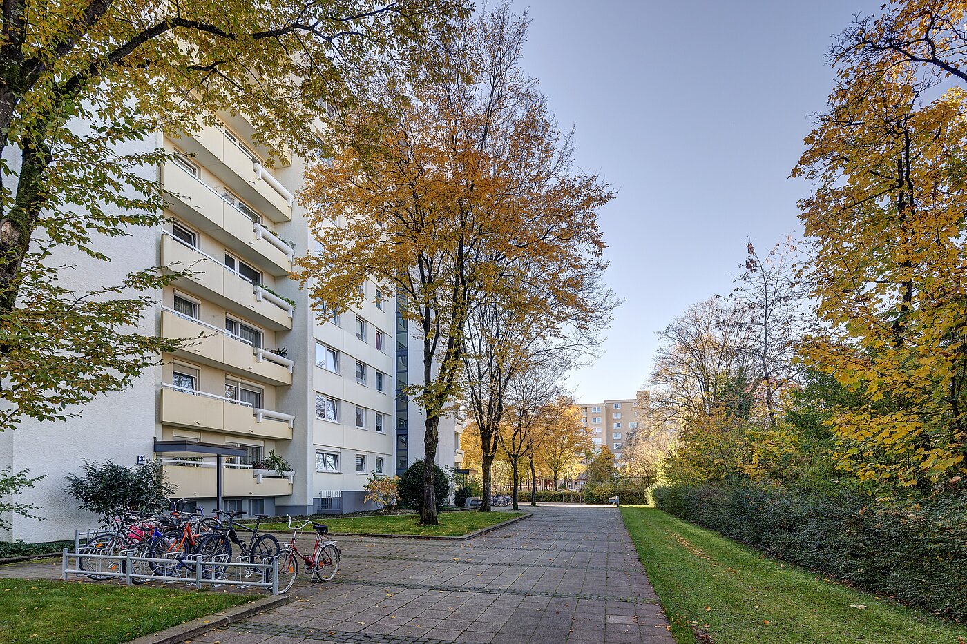 Etagenwohnung mit 3.5 Zimmern | Haar | 2201ML5 | Zugang zur Wohnanlage