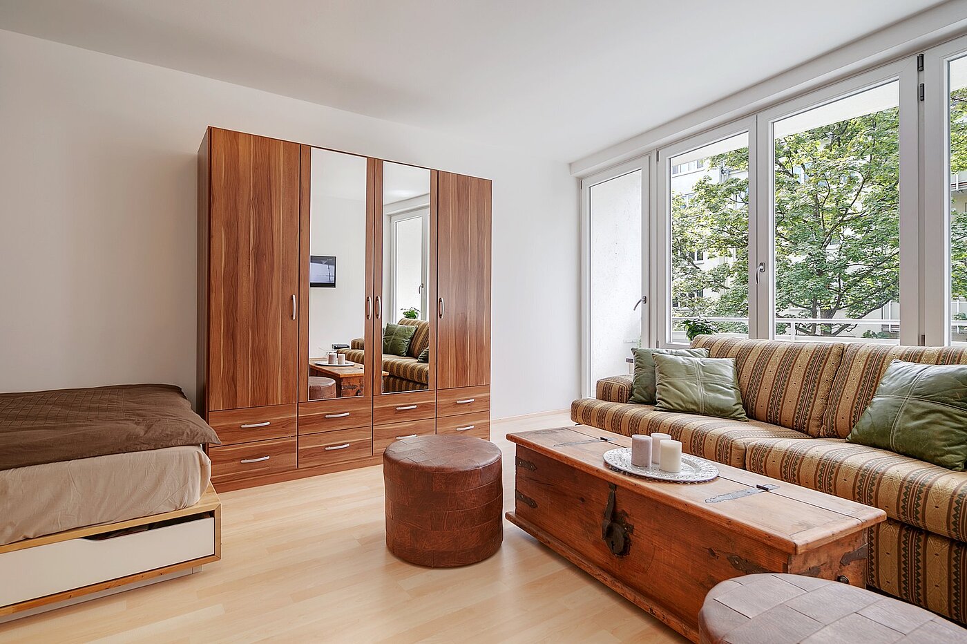 Etagenwohnung mit 1 Zimmer | München-Schwabing | 2105ML1 | Wohnen