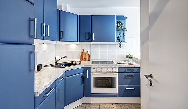 Etagenwohnung mit 3 Zimmern | München-Schwabing | 2202ML12 | Die Küche, ein Blickfang...