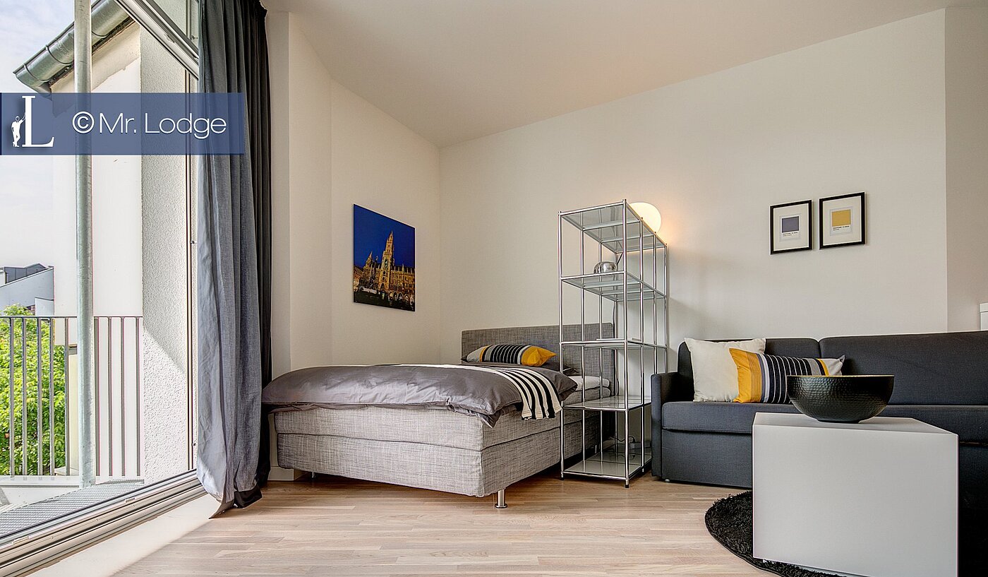 Etagenwohnung mit 1 Zimmer | München-Bogenhausen | 1802ML4 | Schlafbereich....