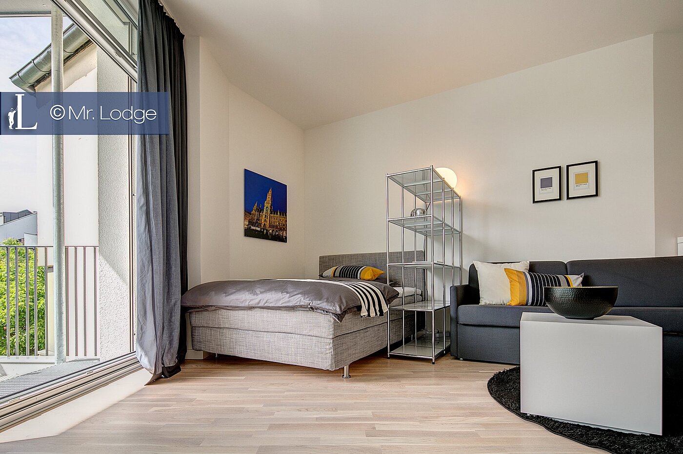 Etagenwohnung mit 1 Zimmer | München-Bogenhausen | 1802ML4 | Schlafbereich....