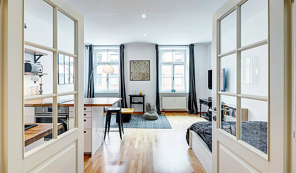 Etagenwohnung mit 1 Zimmer | München-Ludwigsvorstadt | 70388