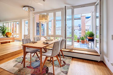 Haidhausen: Am Gasteig exklusive Dachterrassenwohnung
