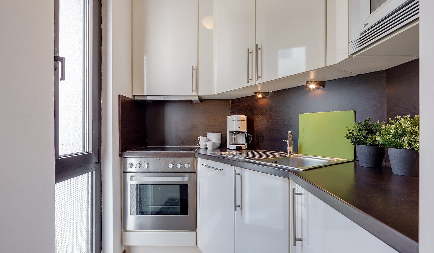 Etagenwohnung mit 2 Zimmern | München-Isarvorstadt | 1804ML1 | Moderne Küchenzeile