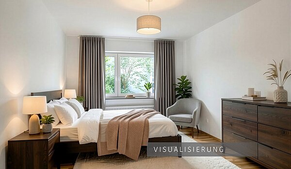 Erdgeschosswohnung mit 2.5 Zimmern | München-Schwabing | 70441 | VISUALISIERUNG