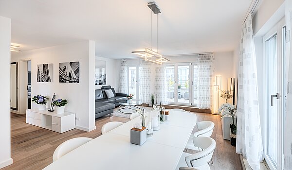 Penthouse mit 3 Zimmern | München-Riem | 70468 | Stilvoll gestalteter...
