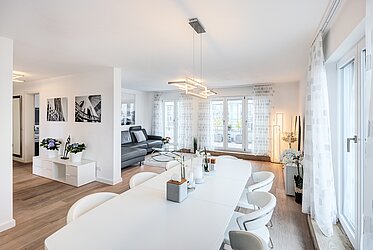 Riem: Schöne Aussichten - Traumhafte 3-Zimmer Dachterrassen-Wohnung