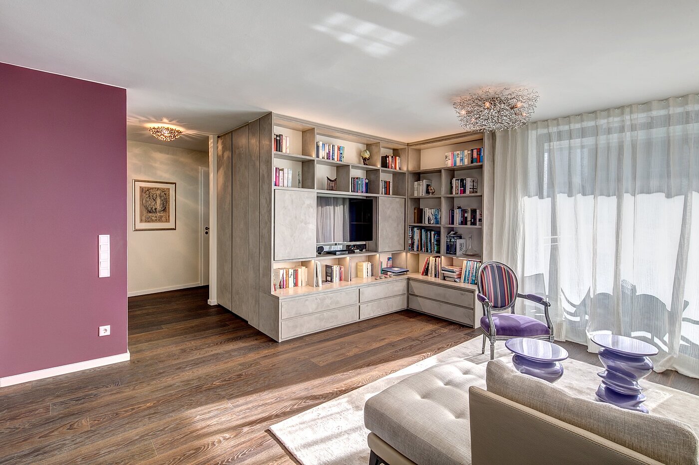 Etagenwohnung mit 3 Zimmern | München-Schwabing | 1511ML1 | Wohnzimmer