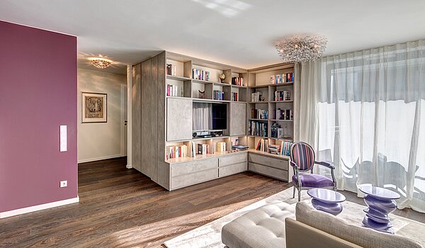 Etagenwohnung mit 3 Zimmern | München-Schwabing | 1511ML1 | Wohnzimmer