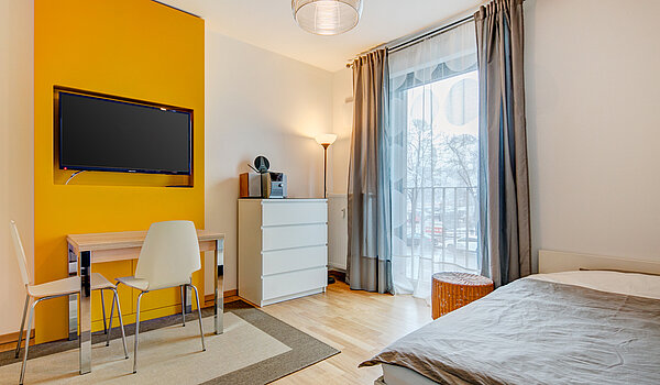 Etagenwohnung mit 1 Zimmer | München-Ramersdorf | 70428 | Einrichtungsbeispiel