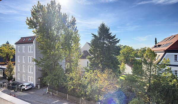 Apartment mit 1 Zimmer | München-Laim | 70503 | Blick vom Balkon