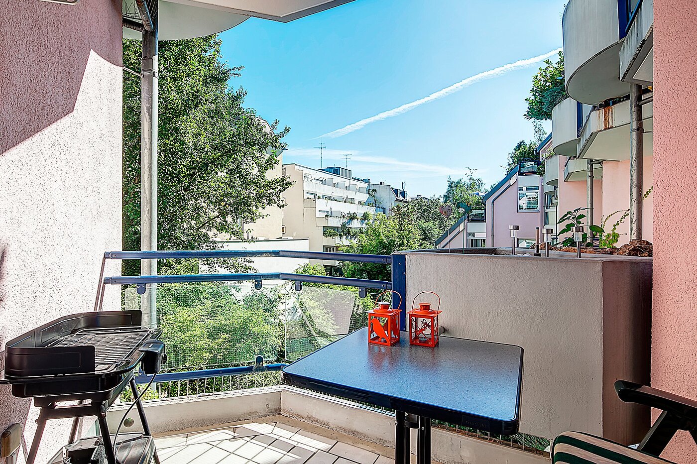 Etagenwohnung mit 2 Zimmern | München-Nymphenburg | 1809ML2 | Zugang zum Westbalkon