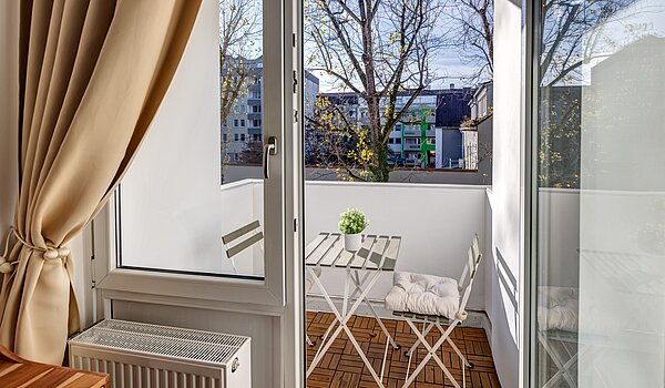 Apartment mit 1 Zimmer | München-Milbertshofen | 70183 | ...und Zugang zum Balkon