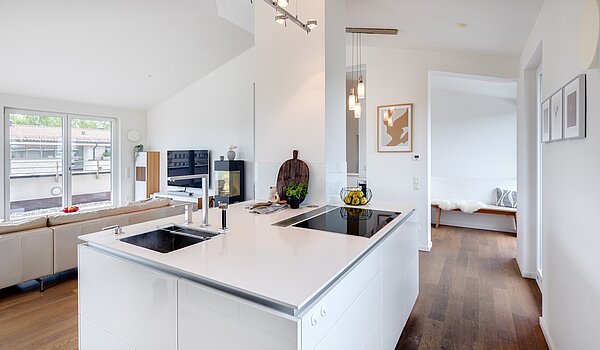 Penthouse mit 3.5 Zimmern | München-Oberföhring | 70237 | ... mit Kochinsel und ...