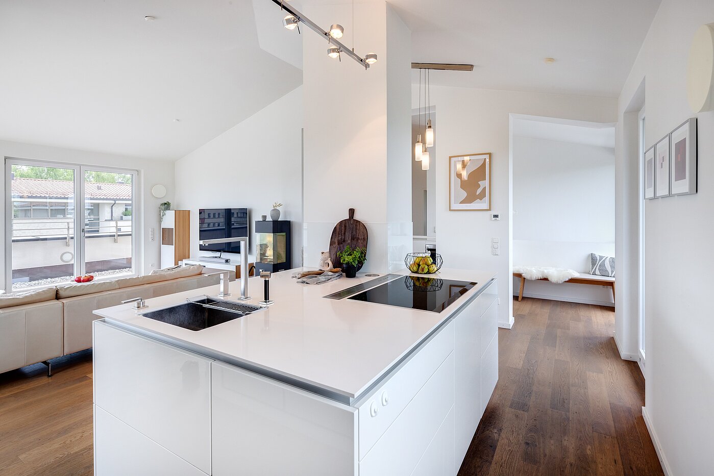 Penthouse mit 3.5 Zimmern | München-Oberföhring | 70237 | ... mit Kochinsel und ...