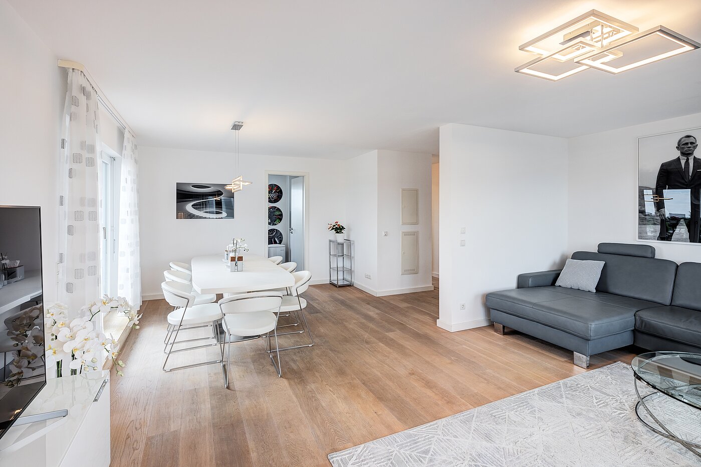 Penthouse mit 3 Zimmern | München-Riem | 70468 | Wohnzimmer