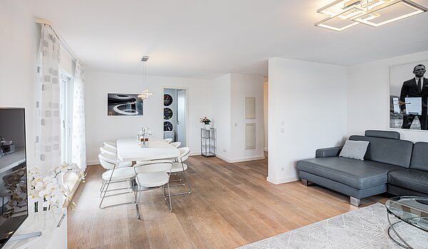 Penthouse mit 3 Zimmern | München-Riem | 70468 | Wohnzimmer