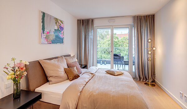 Etagenwohnung mit 3 Zimmern | 70046 | Schlafzimmer...