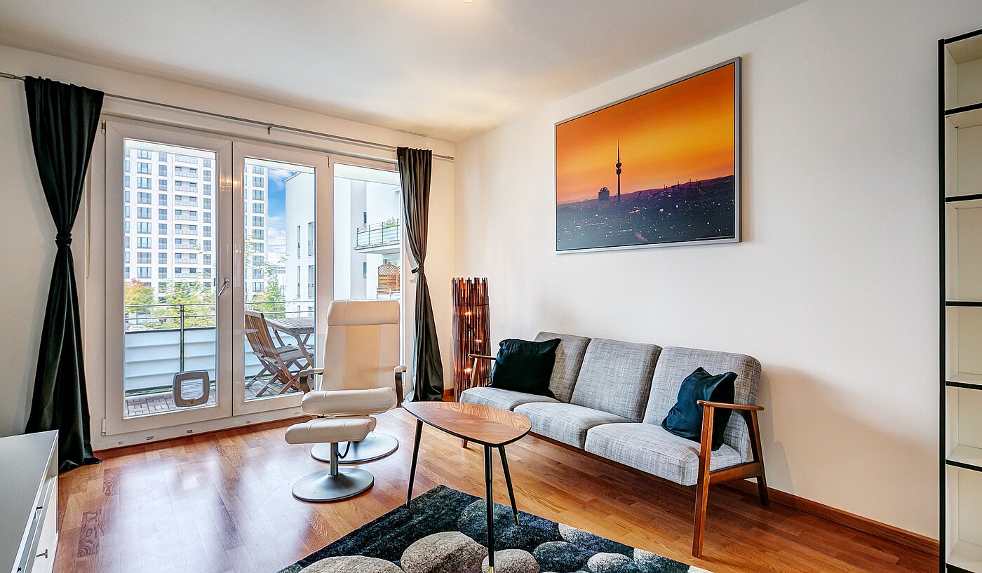 Etagenwohnung mit 2.5 Zimmern | 70020 | Wohnzimmer