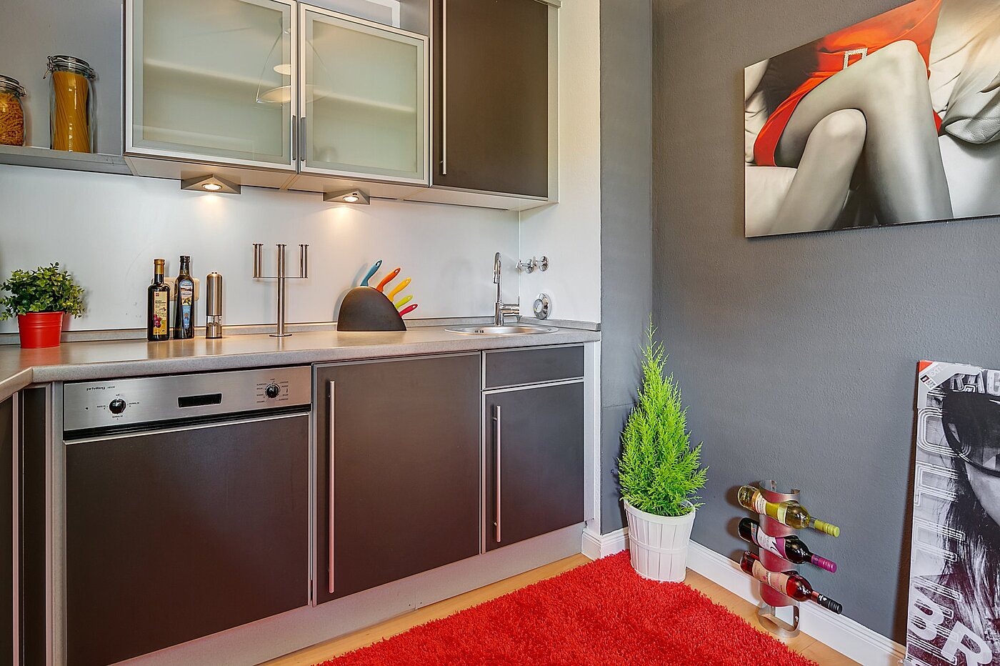 Etagenwohnung mit 2 Zimmern | München-Allach | 1903ML6 | Moderne Küchenzeile