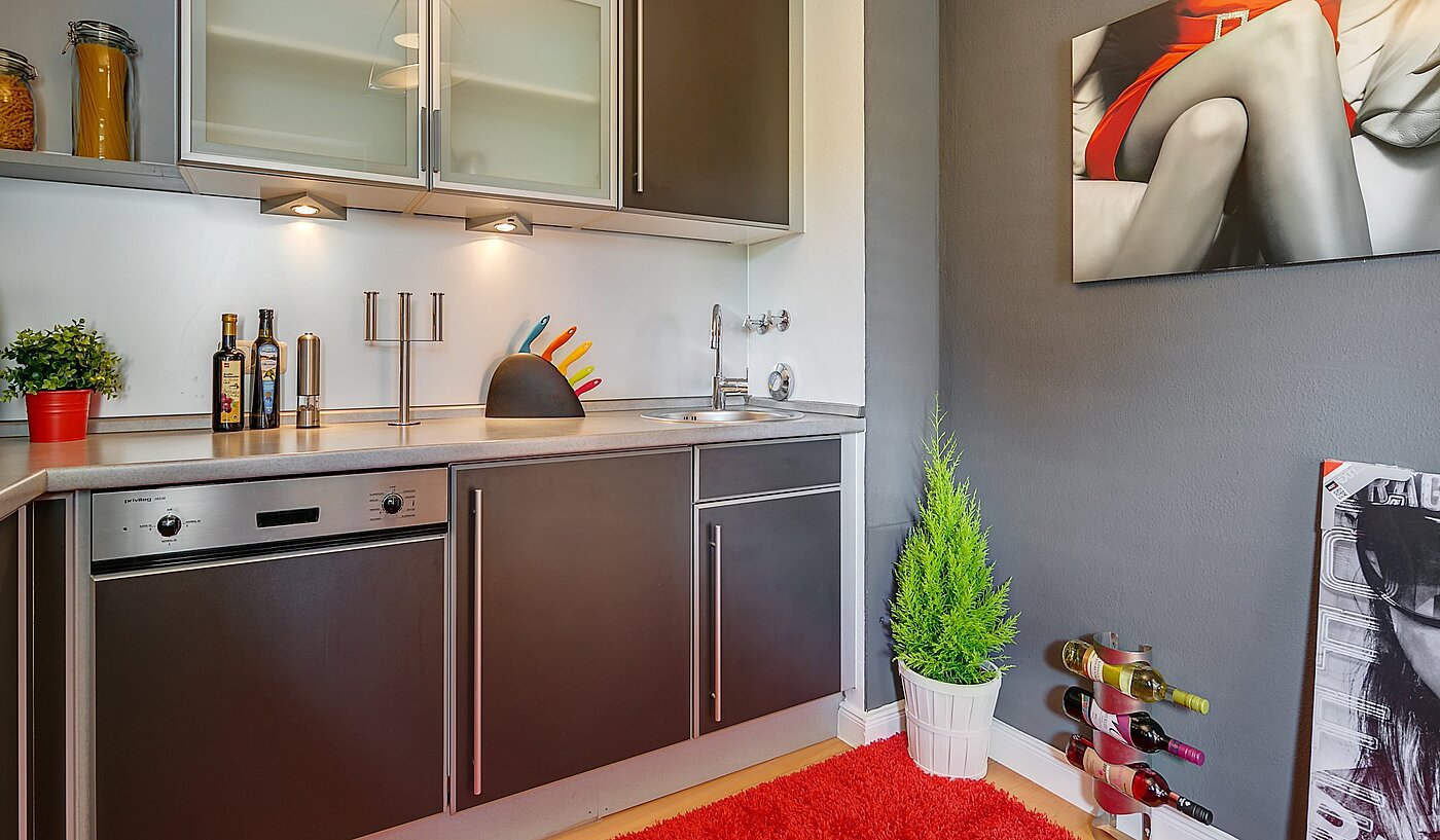 Etagenwohnung mit 2 Zimmern | München-Allach | 1903ML6 | Moderne Küchenzeile