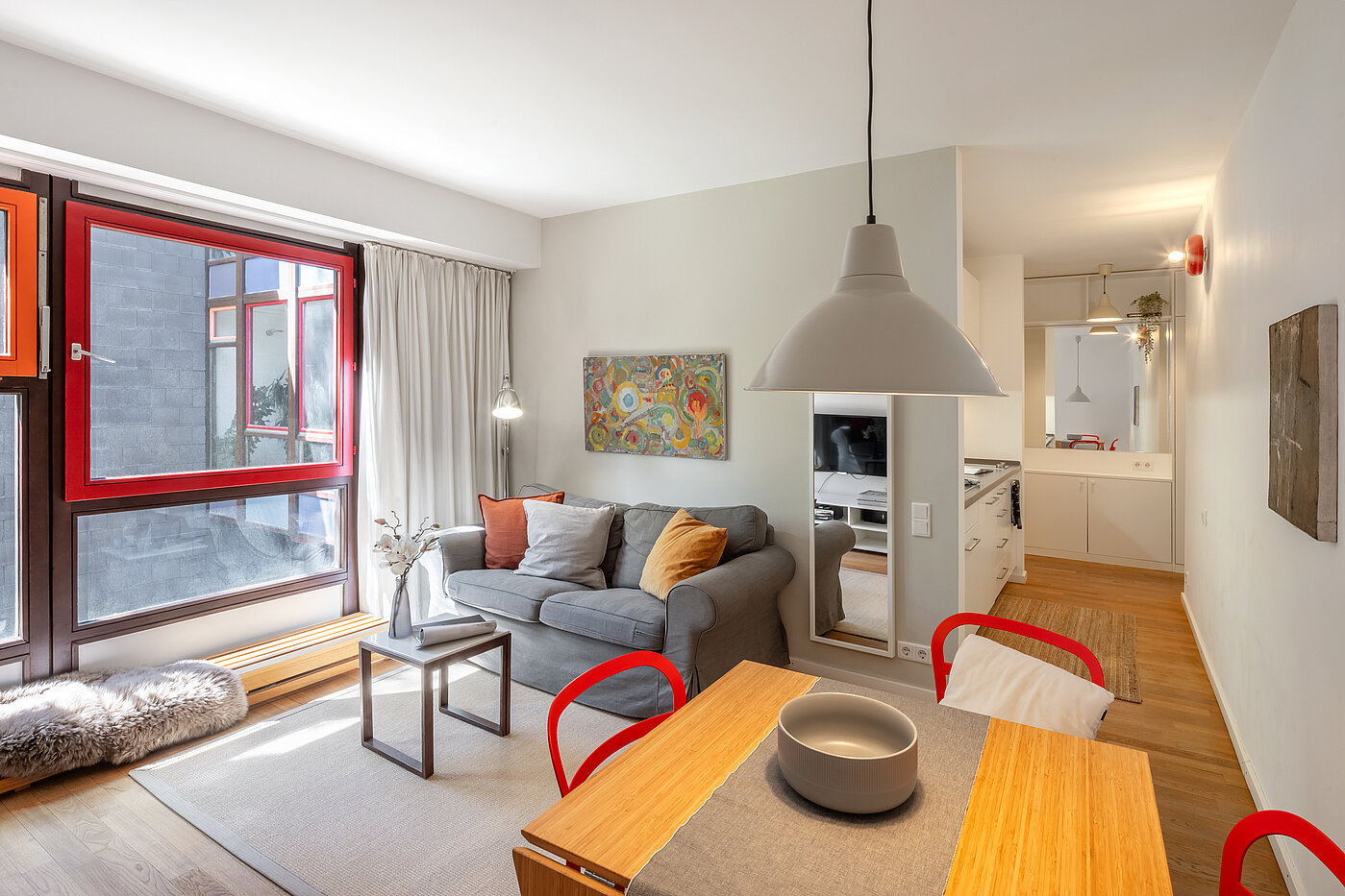 Etagenwohnung mit 2 Zimmern | München-Solln | 70418 | Wohnzimmer...