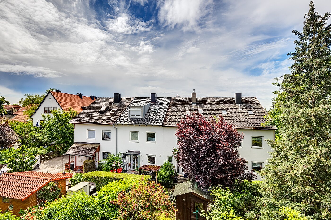 Reihenmittelhaus mit 4 Zimmern | Maisach | 70125 | Ausblick vom Balkon