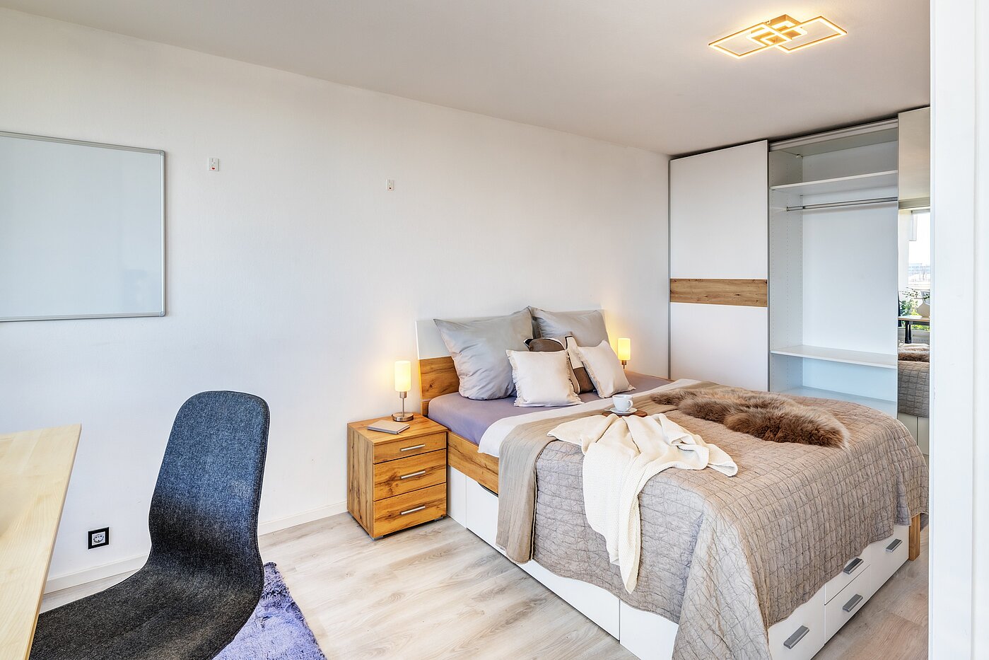 Etagenwohnung mit 2 Zimmern | München-Haidhausen | 70214 | Abgetrennter Schlafbereich