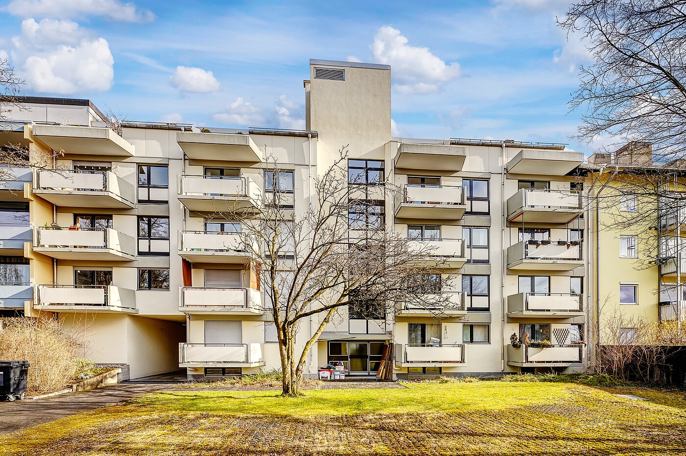 Etagenwohnung mit 1 Zimmer | München-Milbertshofen | 2112ML4 | Gartenansicht
