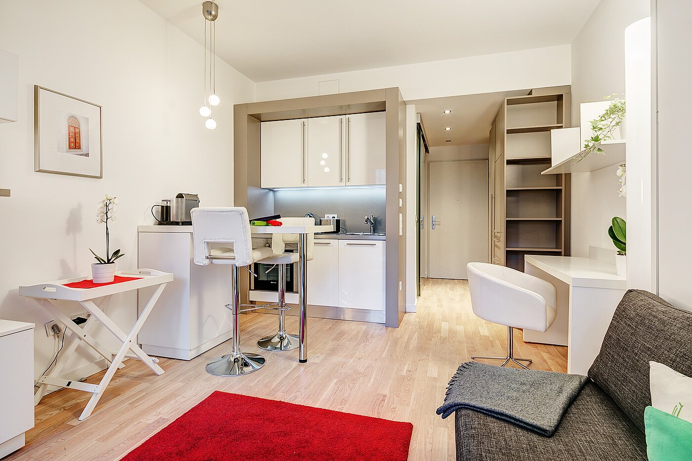 Erdgeschosswohnung mit 1 Zimmer | München-Bogenhausen | 2301ML3 | Stillvolles & hochwertiges Apartment