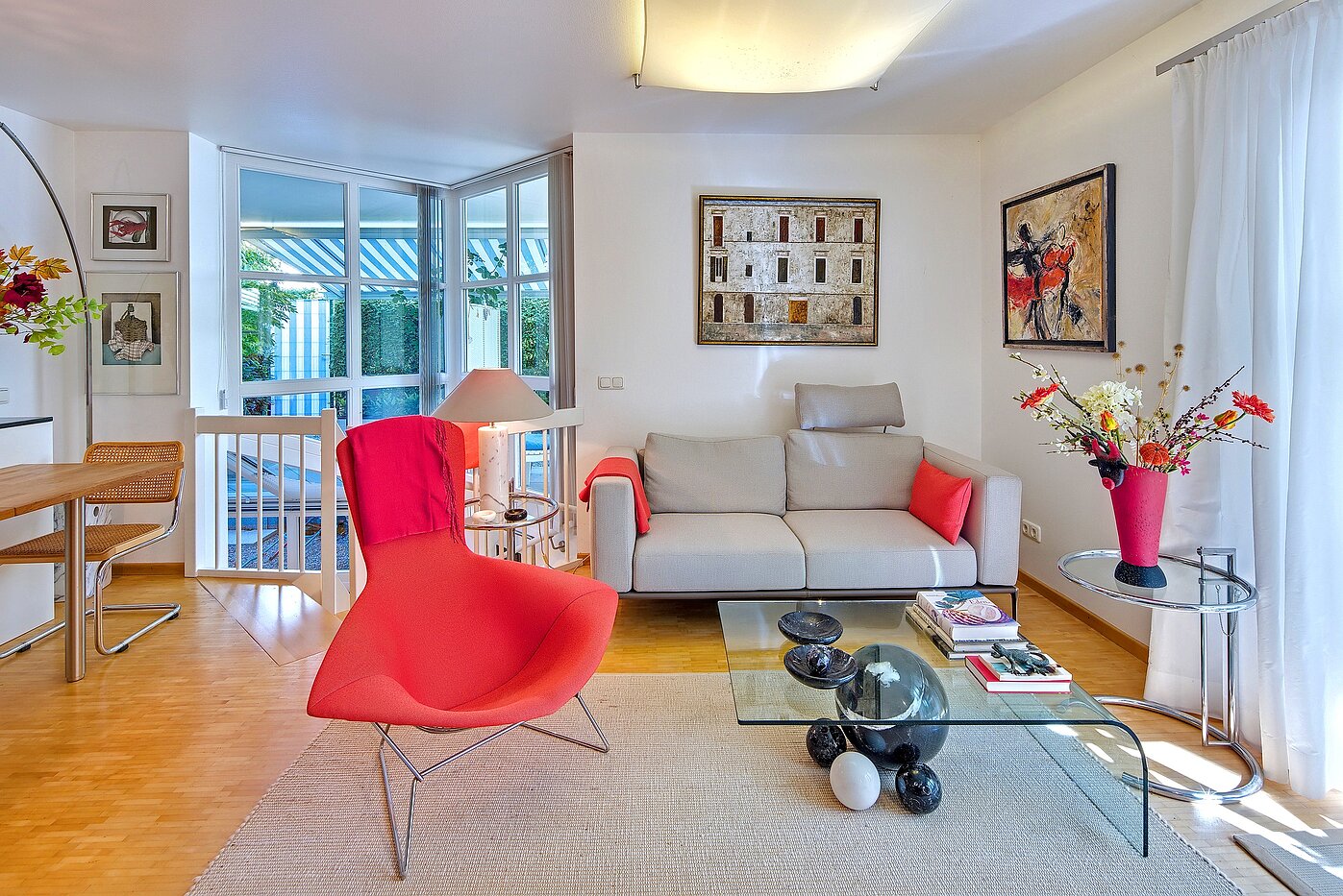 Erdgeschosswohnung mit 2 Zimmern | München-Obermenzing | 70280 | Wohnbereich