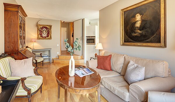 Etagenwohnung mit 1.5 Zimmern | München-Maxvorstadt | 70480 | Wohnzimmer