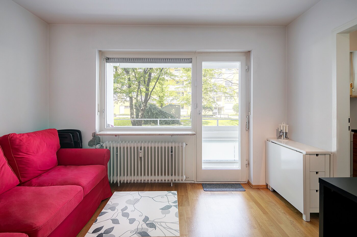 Erdgeschosswohnung mit 1 Zimmer | München-Nymphenburg | 2203ML1 | Wohnen...