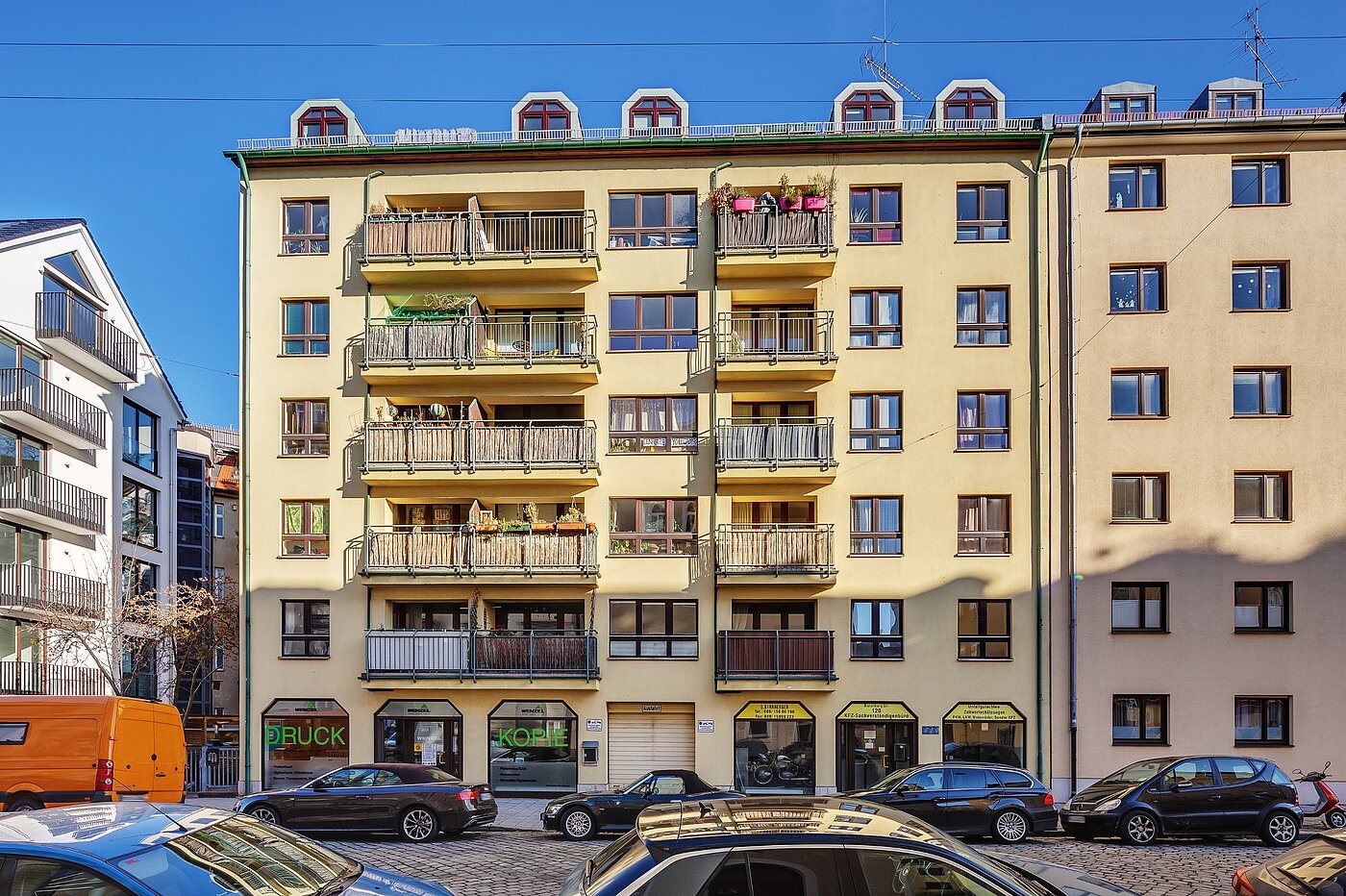 Etagenwohnung mit 2 Zimmern | München-Neuhausen | 2012ML5 | Fassadenansicht