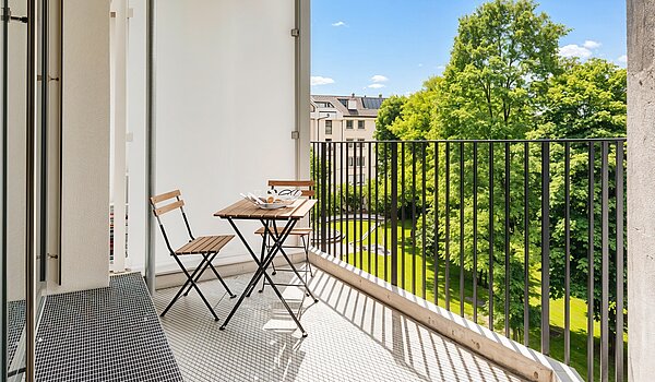 Apartment mit 1.5 Zimmern | München-Bogenhausen | 702971 | Balkon zum...