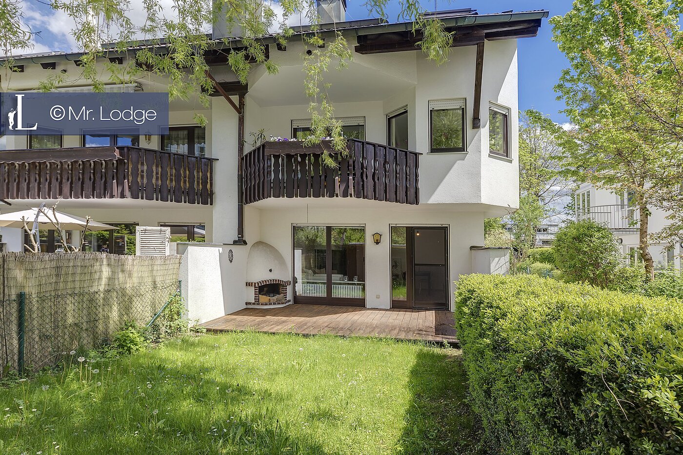 Erdgeschosswohnung mit 2 Zimmern | München-Harlaching | 1704ML6 | Terrassenansicht