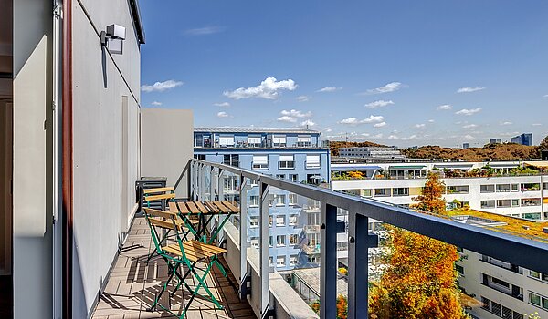 Apartment mit 1 Zimmer | München-Schwabing | 70376 | Großer Balkon