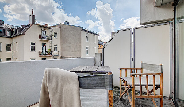 Apartment mit 1 Zimmer | München-Maxvorstadt | 70448 | Terrasse