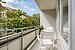 Sonniger Westbalkon