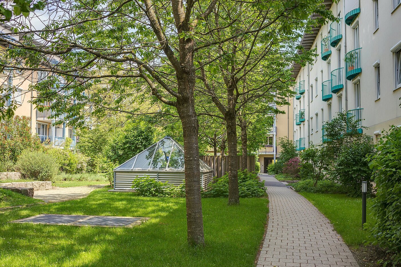 Erdgeschosswohnung mit 1.5 Zimmern | München-Obersendling | 1805ML2 | ....grünen Innenhof