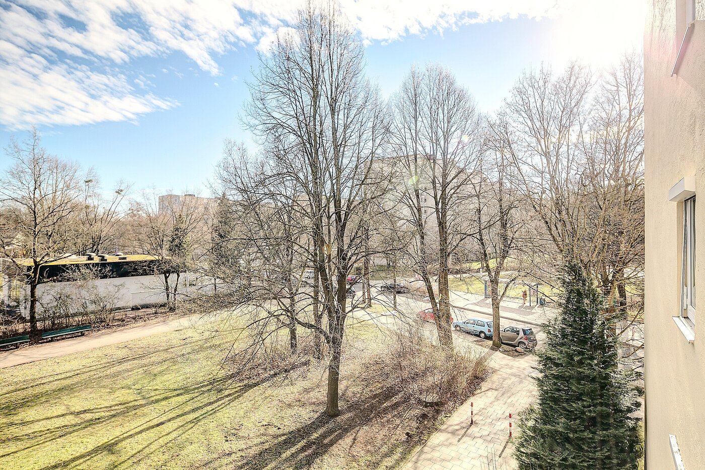 Etagenwohnung mit 1 Zimmer | München-Fürstenried | 2301ML5 | ...vom Balkon