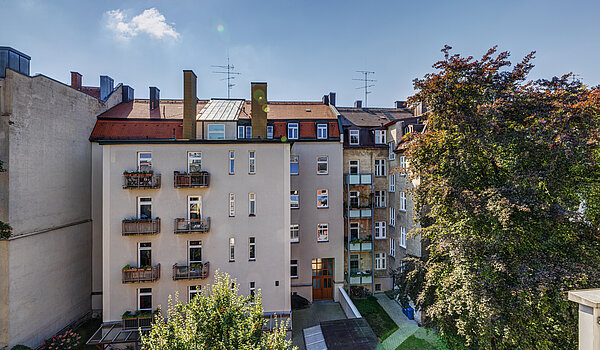 Etagenwohnung mit 1 Zimmer | München-Schwabing | 70449 | ...in den Innehof